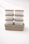 Hermia Juego de 7 cajas de almacenamiento BU0047 Gris